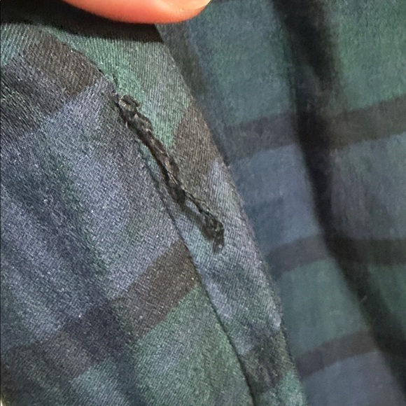 EUC. Small LOFT button down tie wait dress - Picture 8 of 10